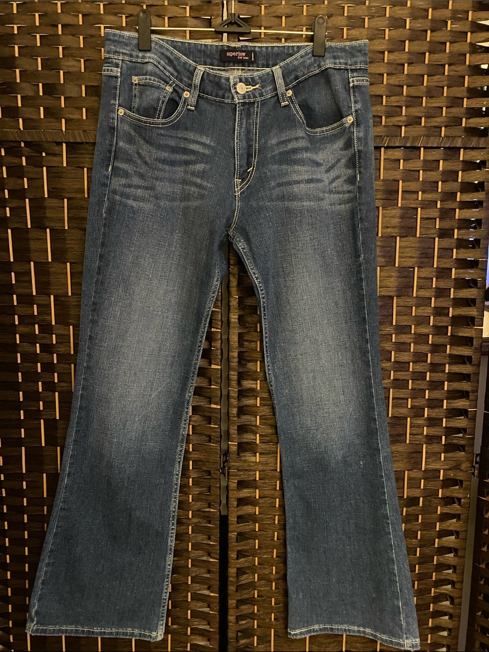 Levi's Super Low 518 Flare Jeans 99% Cotton - Size 11